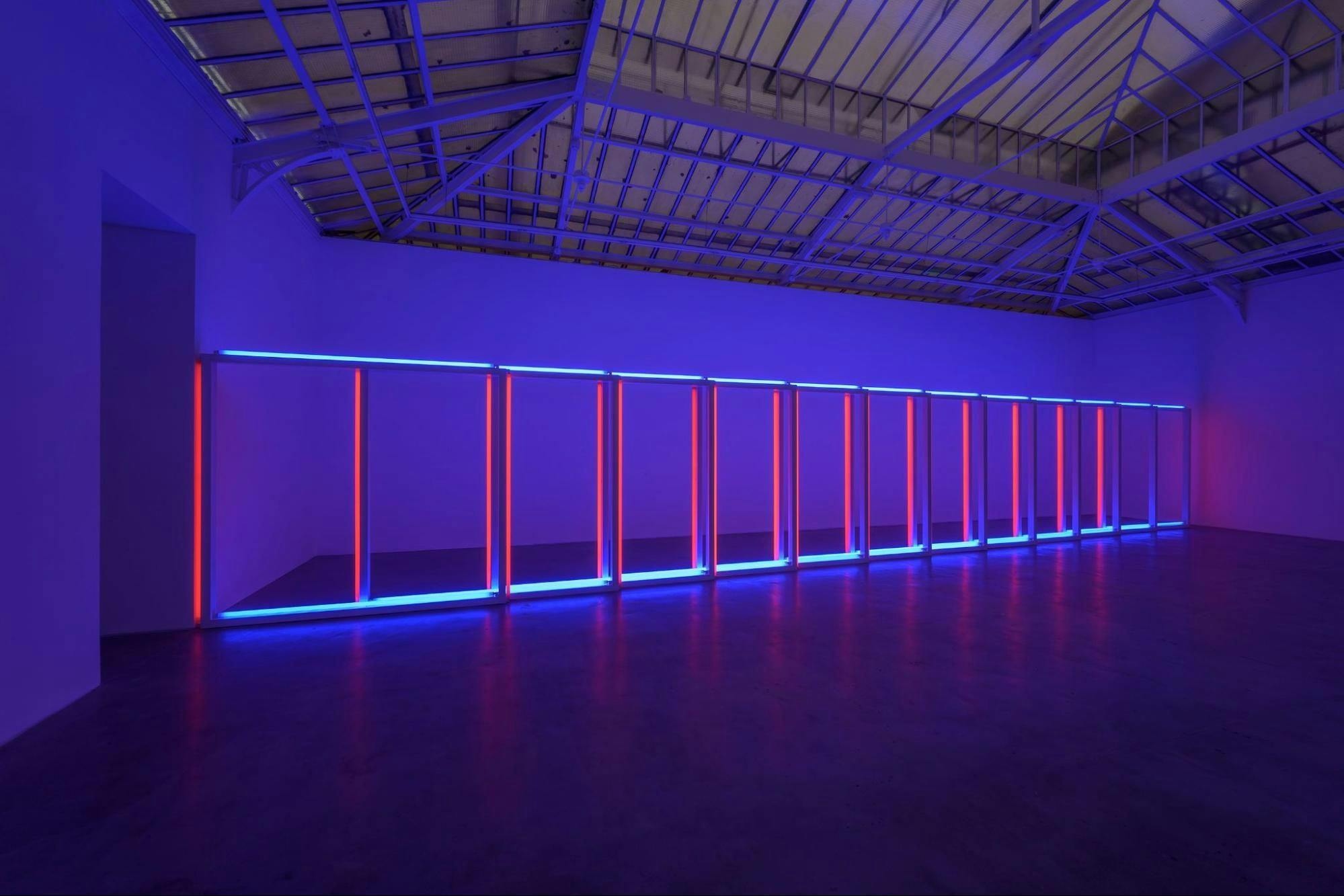 A piece by Dan Flavin titled "untitled," dated1970